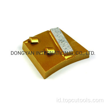 Bond Lantai Lantai Beton Premium PCD Diamond Grinding Shoes Grinding Plate Discs